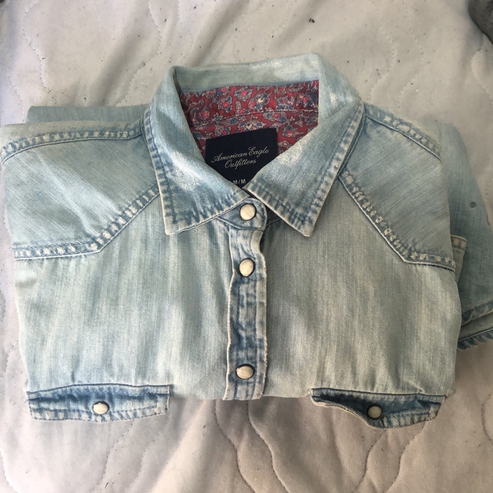 Denim shacket - Picture 7 of 7